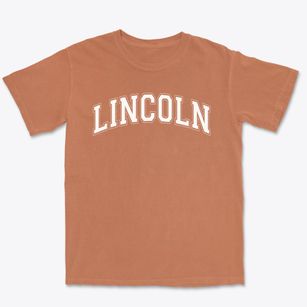 Lincoln Junior High School Varsity Arch Premium Heavyweight T-shirt