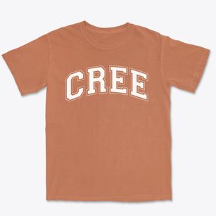 Cree Middle School Varsity Arch Premium Heavyweight T-shirt