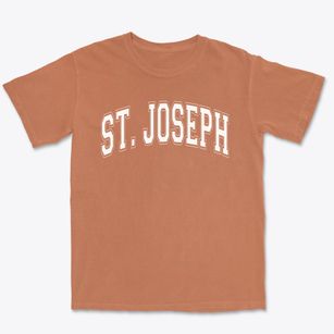 Saint Joseph Elementary And High School Varsity Arch Premium Heavyweight T-shirt