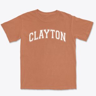 Clayton Middle School Varsity Arch Premium Heavyweight T-shirt
