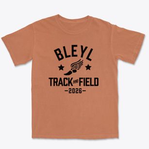 Bleyl Middle School Track and Field Premium Heavyweight T-shirt