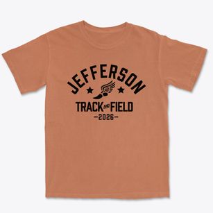 Jefferson Elementary School Track and Field Premium Heavyweight T-shirt