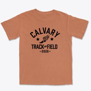 Calvary Christian School Track and Field Premium Heavyweight T-shirt
