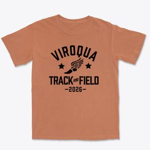 Viroqua Christian School Track and Field Premium Heavyweight T-shirt
