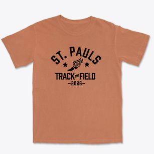 Saint Pauls Lutheran School Track and Field Premium Heavyweight T-shirt