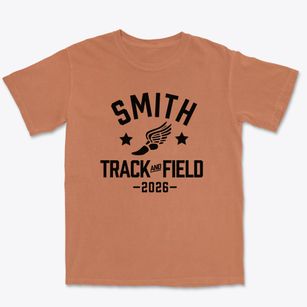 Smith Elementary School Track and Field Premium Heavyweight T-shirt