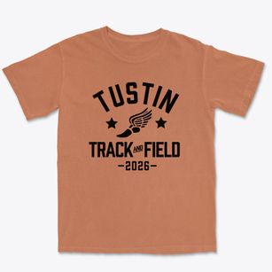 Tustin Memorial Elementary School Track and Field Premium Heavyweight T-shirt