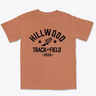 Hillwood Academic Day School Track and Field Premium Heavyweight T-shirt