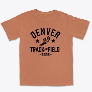 Denver Christian School Track and Field Premium Heavyweight T-shirt