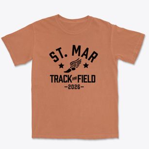Saint Mary Magdalen School Track and Field Premium Heavyweight T-shirt
