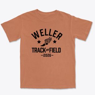 Weller Elementary School Track and Field Premium Heavyweight T-shirt