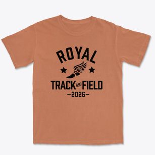 Royal Elementary School Track and Field Premium Heavyweight T-shirt