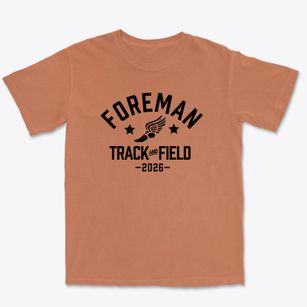 Foreman High School Track and Field Premium Heavyweight T-shirt