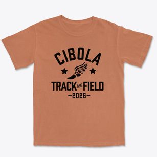 Cibola High School Track and Field Premium Heavyweight T-shirt