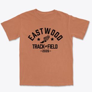 Eastwood Middle School Track and Field Premium Heavyweight T-shirt