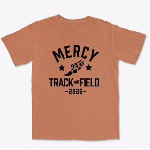 Mercy Montessori School Track and Field Premium Heavyweight T-shirt