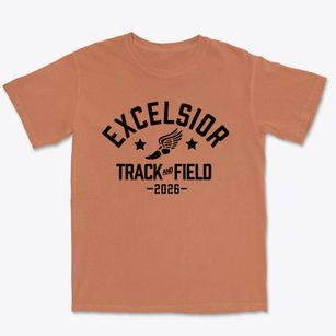 Excelsior Christian School Track and Field Premium Heavyweight T-shirt