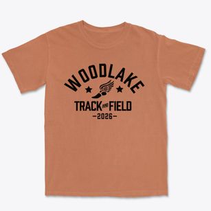 Woodlake Elementary School Track and Field Premium Heavyweight T-shirt