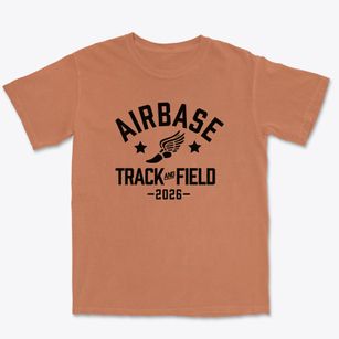 Airbase Baptist School Track and Field Premium Heavyweight T-shirt