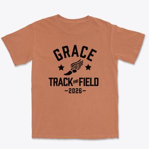 Grace Academy Track and Field Premium Heavyweight T-shirt