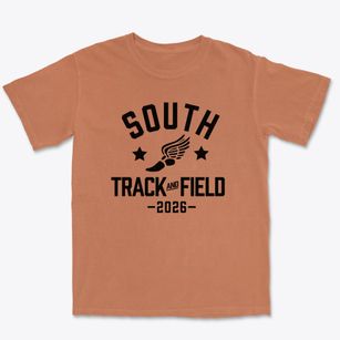 South Elementary School Track and Field Premium Heavyweight T-shirt