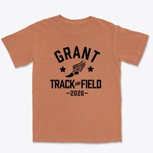 Grant Elementary Middle School Track and Field Premium Heavyweight T-shirt
