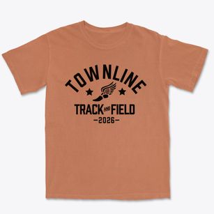 Townline Elementary School Track and Field Premium Heavyweight T-shirt