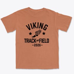 Viking Elementary School Track and Field Premium Heavyweight T-shirt