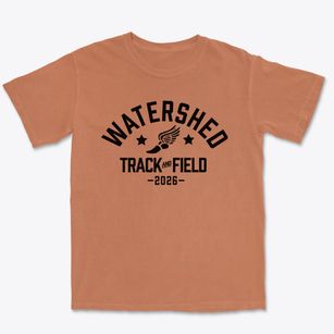 Watershed High School Track and Field Premium Heavyweight T-shirt