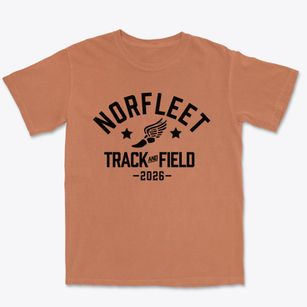 Norfleet Elementary School Track and Field Premium Heavyweight T-shirt