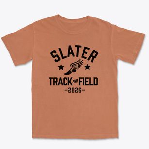 Slater High School Track and Field Premium Heavyweight T-shirt