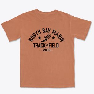 North Bay Marin School Track and Field Premium Heavyweight T-shirt