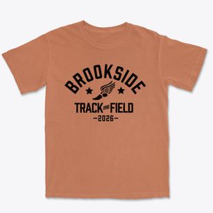 Brookside Elementary School Track and Field Premium Heavyweight T-shirt