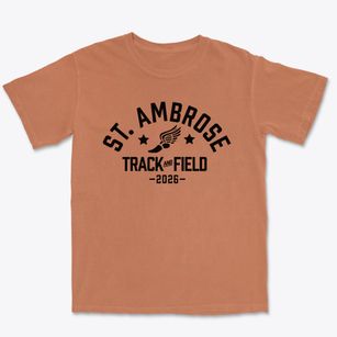 Saint Ambrose School Track and Field Premium Heavyweight T-shirt