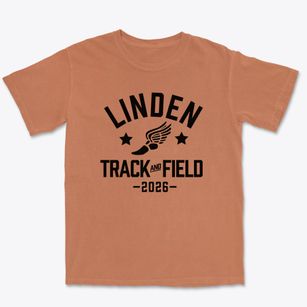 Linden Sda School Track and Field Premium Heavyweight T-shirt