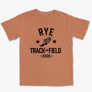 Rye High School Track and Field Premium Heavyweight T-shirt