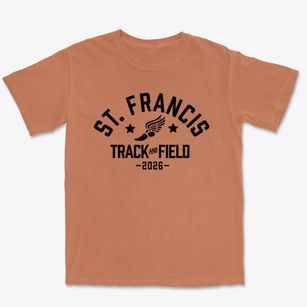 Saint Francis Assisi School Track and Field Premium Heavyweight T-shirt