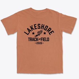 Lakeshore Middle School Track and Field Premium Heavyweight T-shirt