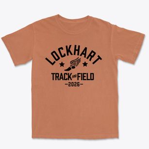 Lockhart Elementary School Track and Field Premium Heavyweight T-shirt
