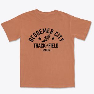 Bessemer City Central Elementary School Track and Field Premium Heavyweight T-shirt
