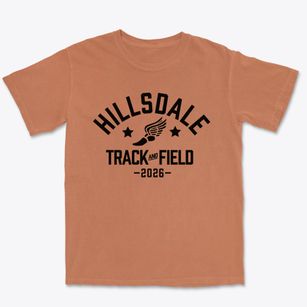 Hillsdale Elementary School Track and Field Premium Heavyweight T-shirt