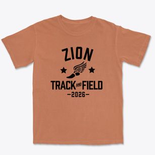Zion Lutheran School Track and Field Premium Heavyweight T-shirt