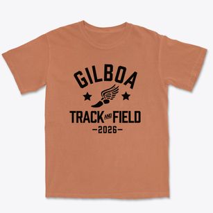 Gilboa Middle School Track and Field Premium Heavyweight T-shirt