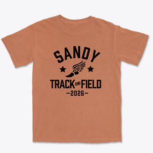 Sandy Grade School Track and Field Premium Heavyweight T-shirt