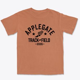 Applegate Elementary School Track and Field Premium Heavyweight T-shirt