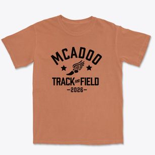 Mcadoo Catholic Elementary School Track and Field Premium Heavyweight T-shirt