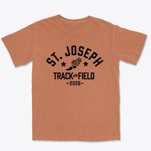 Saint Joseph School Track and Field Premium Heavyweight T-shirt