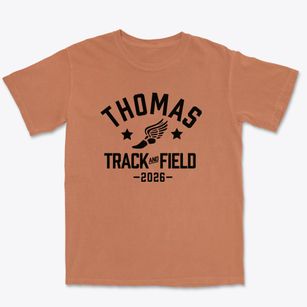 Thomas Morris Chester School Track and Field Premium Heavyweight T-shirt