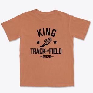 King Memorial Sda School Track and Field Premium Heavyweight T-shirt