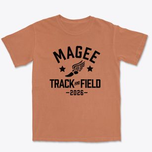 Magee Elementary School Track and Field Premium Heavyweight T-shirt